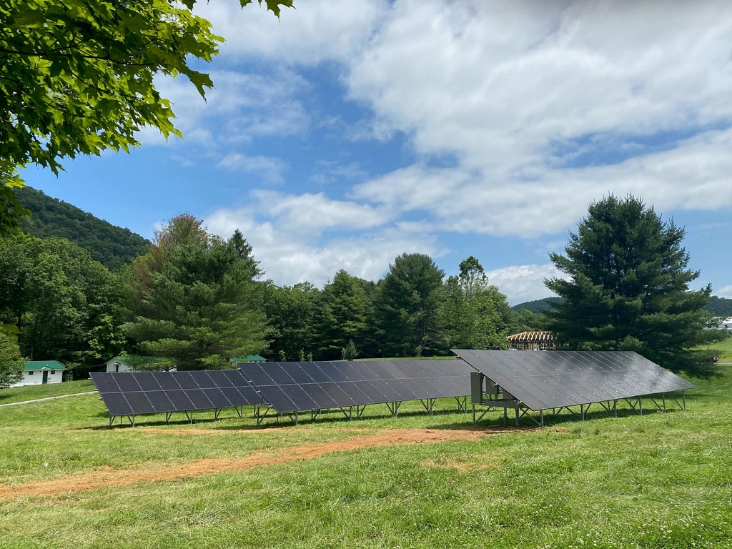 New Solar Panels at the Camp